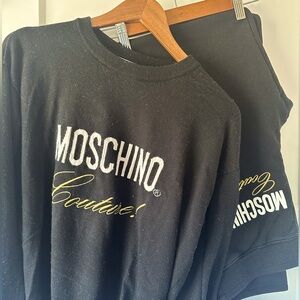 Moschino Couture Milano Loungewear, black, size L